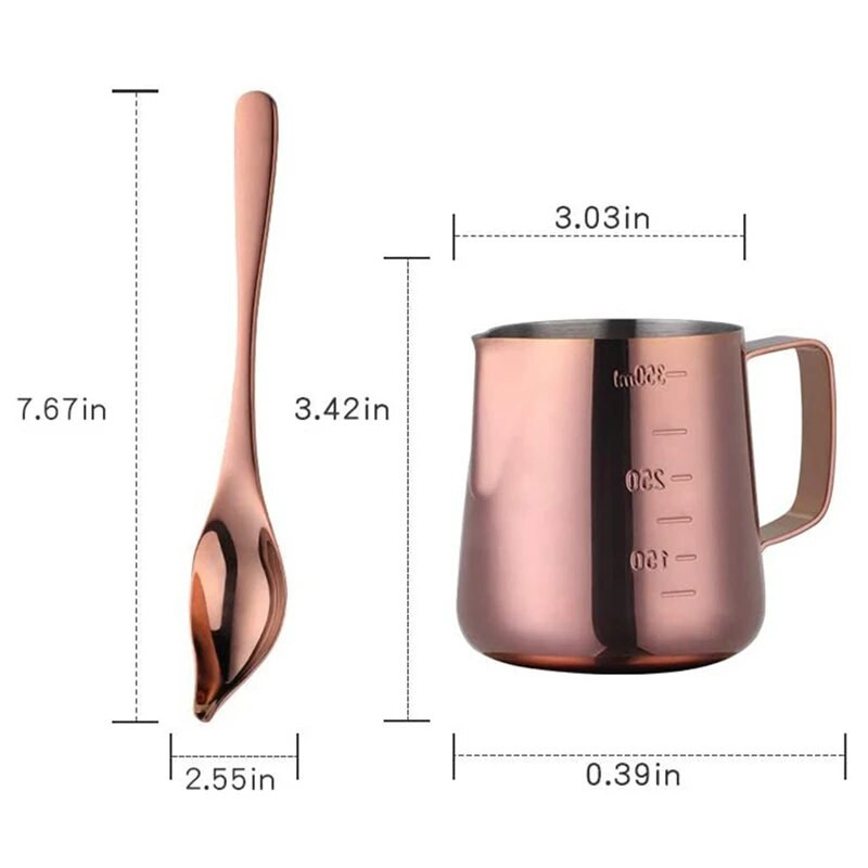 Vrč za pjenjenje mlijeka Vrčevi za kuhanje na pari Kava s mlijekom Cappuccino Latte Art Barista Vrč Vrč za mlijeko Šalica s umjetničkom olovkom