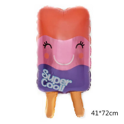 Donut Globos Foil Balloon Fruit Ice Pizza Cream Helium Balloon Διακόσμηση πάρτι γενεθλίων Παιδικό παιχνίδι γλυκό ντους μωρού