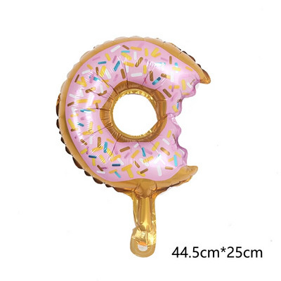 Donut Globos Foil Balloon Fruit Ice Pizza Cream Helium Balloon Διακόσμηση πάρτι γενεθλίων Παιδικό παιχνίδι γλυκό ντους μωρού
