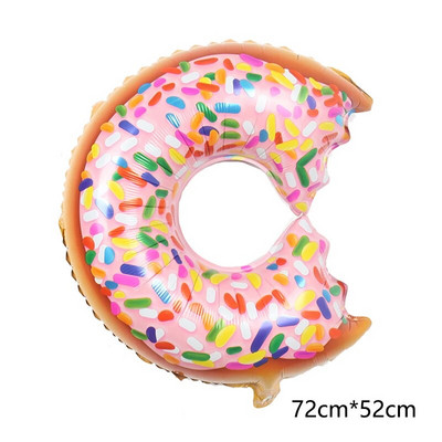 Donut Globos Foil Balloon Fruit Ice Pizza Cream Helium Balloon Διακόσμηση πάρτι γενεθλίων Παιδικό παιχνίδι γλυκό ντους μωρού