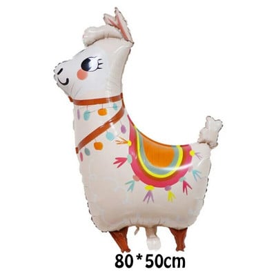 Карикатура Животински тема Фолиев балон Алпака Хелиев балон Детски рожден ден Декорации Играчки Детски празнични събития Реквизит
