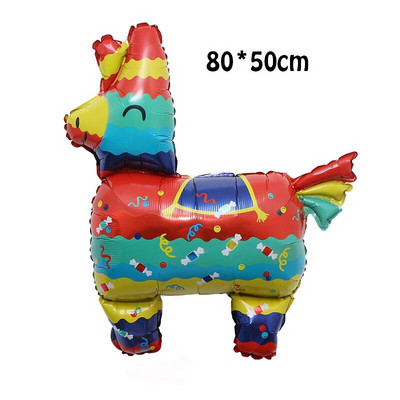 Карикатура Животински тема Фолиев балон Алпака Хелиев балон Детски рожден ден Декорации Играчки Детски празнични събития Реквизит
