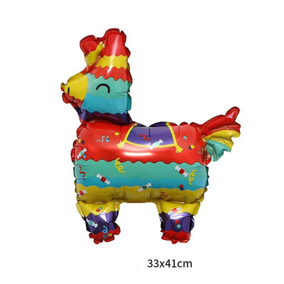 Карикатура Животински тема Фолиев балон Алпака Хелиев балон Детски рожден ден Декорации Играчки Детски празнични събития Реквизит