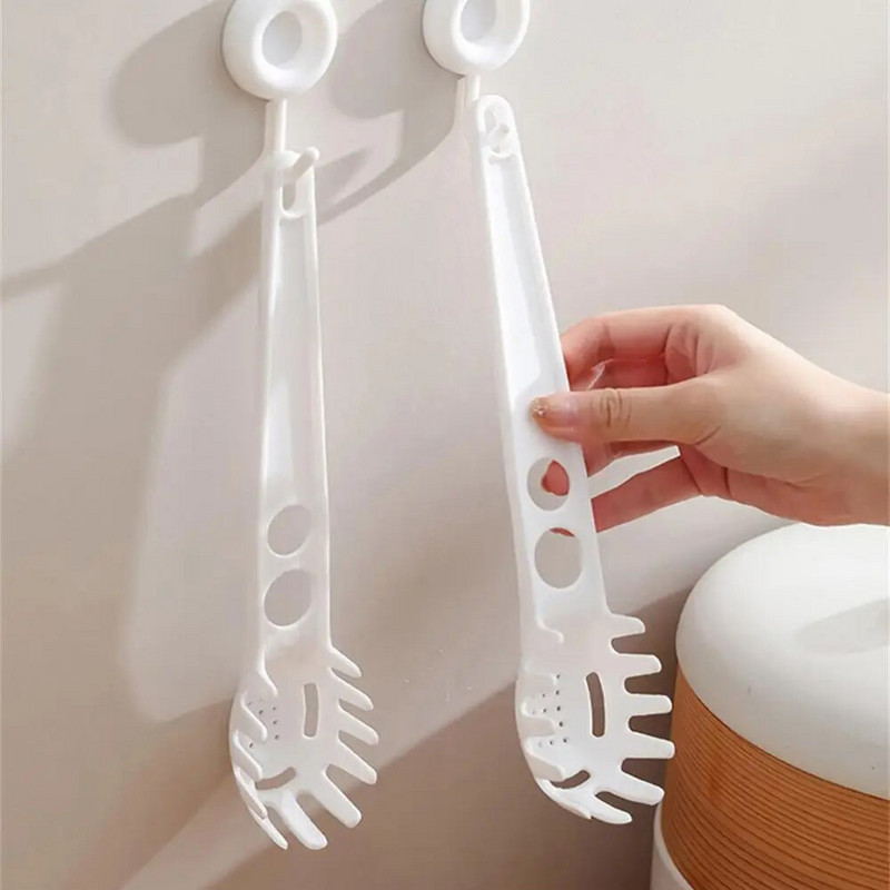 Filtruojamas nutekėjimo šaukštas Kūrybinis ekonominis kepimo šaukštas 3 viename Daugiafunkcis kiaušinio trynio atskyrimo kaušelis Virtuvės reikmenys Makaronų kaušelis