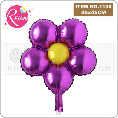 Gėlių balionas penkių žiedlapių gėlių balionas penkių lapų dobilas vaikų žaislas vestuvių gimtadienio šventės dekoravimas aliuminio folijos balionas