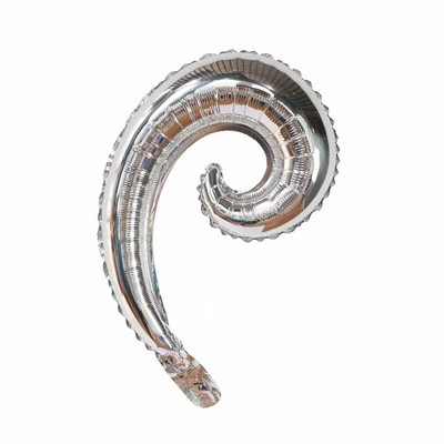 10 бр. Цветни спираловидни вълнообразни криволичещи балони от фолио Семеен рожден ден Сватбена декорация Стикери за стена Надуваеми играчки