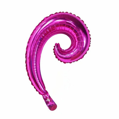 10 бр. Цветни спираловидни вълнообразни криволичещи балони от фолио Семеен рожден ден Сватбена декорация Стикери за стена Надуваеми играчки