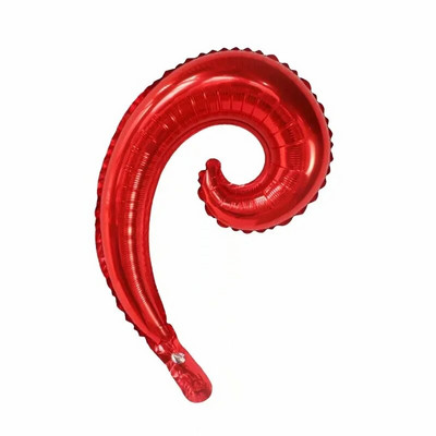 10 бр. Цветни спираловидни вълнообразни криволичещи балони от фолио Семеен рожден ден Сватбена декорация Стикери за стена Надуваеми играчки