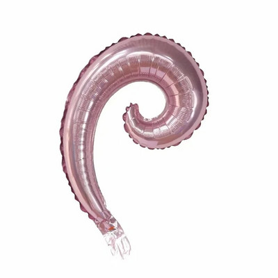 10 бр. Цветни спираловидни вълнообразни криволичещи балони от фолио Семеен рожден ден Сватбена декорация Стикери за стена Надуваеми играчки