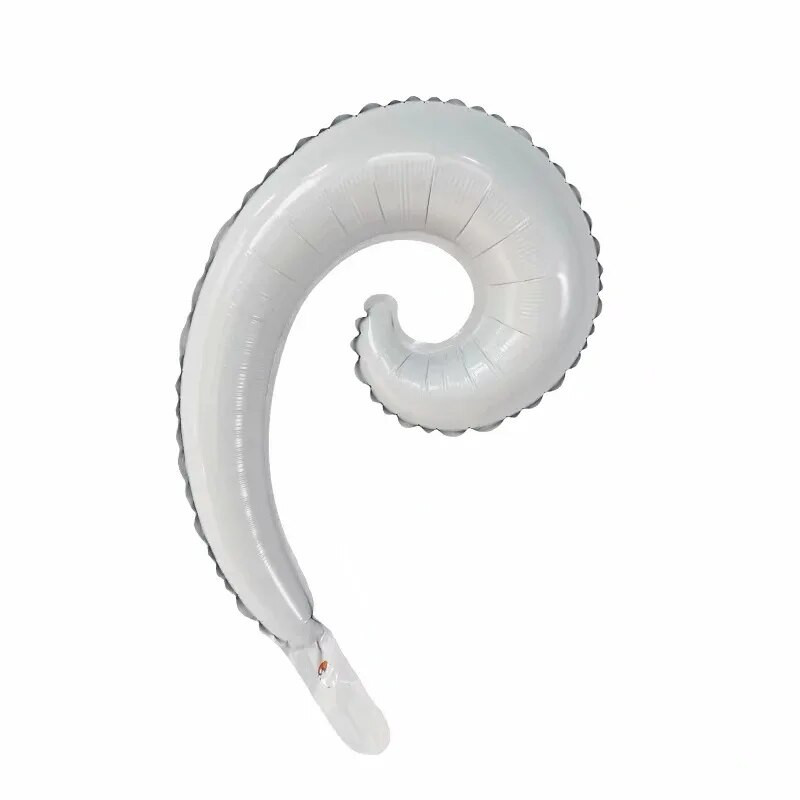 10 бр. Цветни спираловидни вълнообразни криволичещи балони от фолио Семеен рожден ден Сватбена декорация Стикери за стена Надуваеми играчки