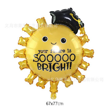 Giant Birthday Balloons School Graduation Party Decoration 2023 Congratulation Doctor Laurea Foil Helium Globos Baby Shower Gift