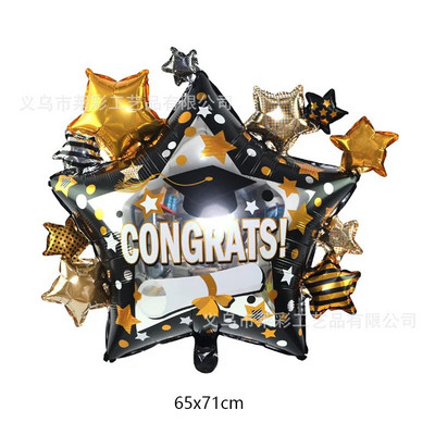 Ogromni rođendanski baloni Dekoracija za školsku maturalnu zabavu 2023. Čestitka Doctor Laurea Helium Foil Globos Poklon za tuširanje djeteta