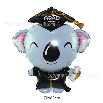 Ogromni rođendanski baloni Dekoracija za školsku maturalnu zabavu 2023. Čestitka Doctor Laurea Helium Foil Globos Poklon za tuširanje djeteta