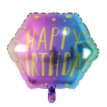 Μπαλόνι γενεθλίων 22 ιντσών Εξάγωνο φιλμ αλουμινίου Μπαλόνι Γιορτή γενεθλίων Διακοσμητικό μπαλόνι παιδικό παιχνίδι