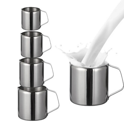 5 suuruses uus vastupidav roostevabast terasest kohvikoorekann piimavahustamiskann Latte Art tila kann Kodu ja köögi tööriist