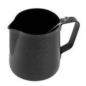 Kiskereskedelmi rozsdamentes acél tejhabosító kancsó Macchiato Cappuccino Latte Arthoz, Latte Art tollal, kávétejhabosítóval, 350 ml