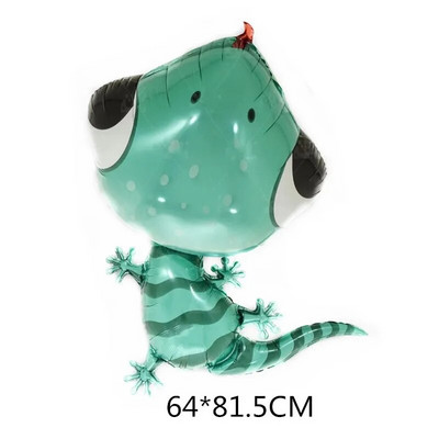 Гигантска жаба Балон Джунгла Декорация за рожден ден Момиче Момче Фолиеви балони Животни Насекомо Пчела Калинка Globos Парти Baby Shower Деца