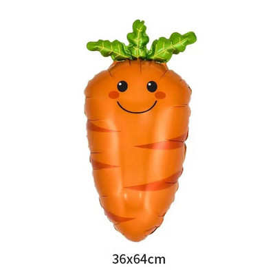 Kellemes Húsvéti Ünnepeket Aranyos nyúlfóliás lufi fehér nyuszi sárgarépa formájú léggömbök beltéri kültéri udvari gyerekeknek húsvéti díszekhez