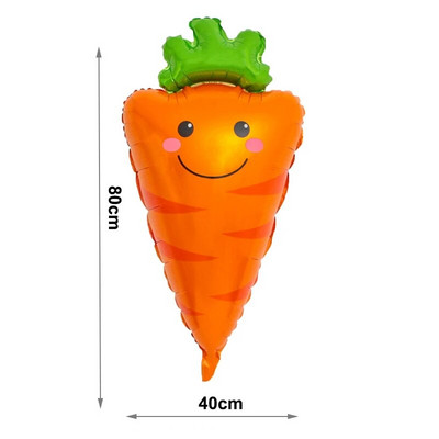 Kellemes Húsvéti Ünnepeket Aranyos nyúlfóliás lufi fehér nyuszi sárgarépa formájú léggömbök beltéri kültéri udvari gyerekeknek húsvéti díszekhez