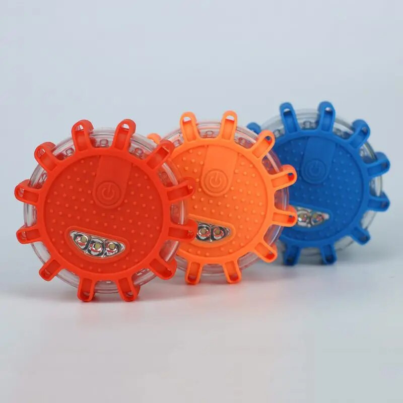 12 LED-i 8 režiimi Liiklusohutus Maanteerakett Vilkuv Hädahoiatus Häiretuli Magnetiline aluskettamajakas autoveokipaadile