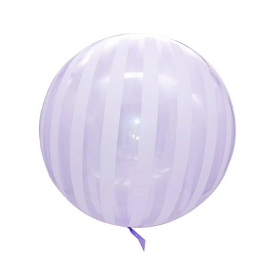 5db 18 hüvelykes pasztell cukorka léggömbök kerek hélium tiszta kristály csíkos buborékos léggömbök babazuhany születésnapi parti esküvő