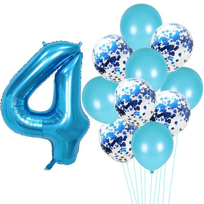 Su gimtadieniu Balionas 1 2 3 4 5 6 Balionai Kūdikių dušas berniukui Mergaitei Folija Balionai Oro 1-ojo gimtadienio vakarėlio dekoracijos Vaikams Kūdikių dušas