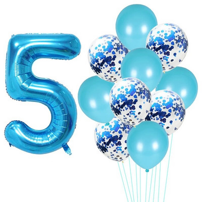 Su gimtadieniu Balionas 1 2 3 4 5 6 Balionai Kūdikių dušas berniukui Mergaitei Folija Balionai Oro 1-ojo gimtadienio vakarėlio dekoracijos Vaikams Kūdikių dušas