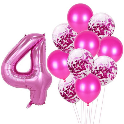 Su gimtadieniu Balionas 1 2 3 4 5 6 Balionai Kūdikių dušas berniukui Mergaitei Folija Balionai Oro 1-ojo gimtadienio vakarėlio dekoracijos Vaikams Kūdikių dušas