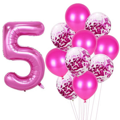 Su gimtadieniu Balionas 1 2 3 4 5 6 Balionai Kūdikių dušas berniukui Mergaitei Folija Balionai Oro 1-ojo gimtadienio vakarėlio dekoracijos Vaikams Kūdikių dušas