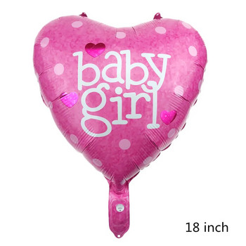 1 бр. Baby Shower It Is A Boy/ Girl Balloons Балон за 1-ви рожден ден Crown Bow Globos BABY Birthday Party Decorations Детски балон*