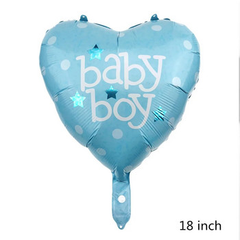1 бр. Baby Shower It Is A Boy/ Girl Balloons Балон за 1-ви рожден ден Crown Bow Globos BABY Birthday Party Decorations Детски балон*
