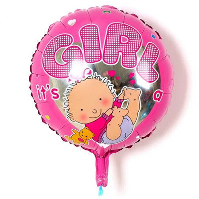 1 бр. Baby Shower It Is A Boy/ Girl Balloons Балон за 1-ви рожден ден Crown Bow Globos BABY Birthday Party Decorations Детски балон*