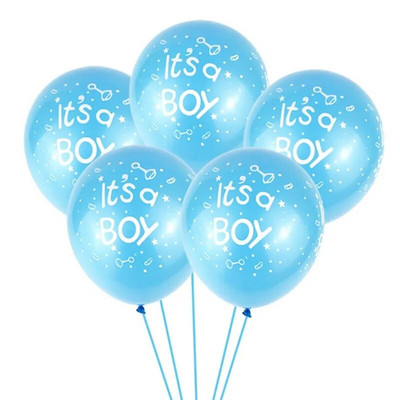 1 бр. Baby Shower It Is A Boy/ Girl Balloons Балон за 1-ви рожден ден Crown Bow Globos BABY Birthday Party Decorations Детски балон*