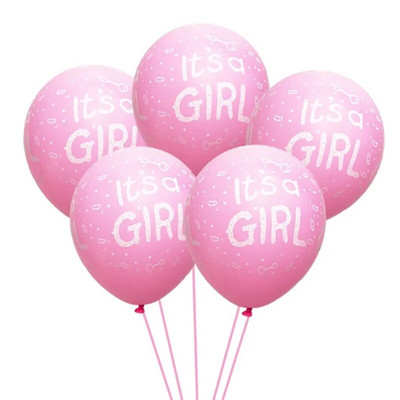 1 бр. Baby Shower It Is A Boy/ Girl Balloons Балон за 1-ви рожден ден Crown Bow Globos BABY Birthday Party Decorations Детски балон*
