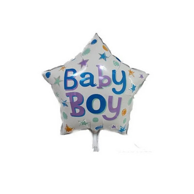 1 бр. Baby Shower It Is A Boy/ Girl Balloons Балон за 1-ви рожден ден Crown Bow Globos BABY Birthday Party Decorations Детски балон*