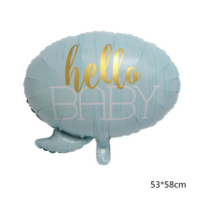 1 бр. Baby Shower It Is A Boy/ Girl Balloons Балон за 1-ви рожден ден Crown Bow Globos BABY Birthday Party Decorations Детски балон*