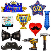 1db Szuper Apa léggömbök Boldog Apák Napját Fólia Hélium Ball Apa Anya Party dekoráció Otthoni jelenet barkácsolás
