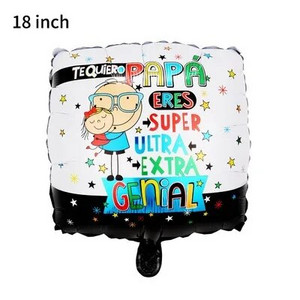 1db Szuper Apa léggömbök Boldog Apák Napját Fólia Hélium Ball Apa Anya Party dekoráció Otthoni jelenet barkácsolás