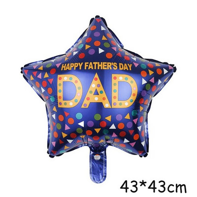 1db Szuper Apa léggömbök Boldog Apák Napját Fólia Hélium Ball Apa Anya Party dekoráció Otthoni jelenet barkácsolás