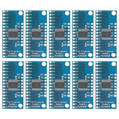 10Pcs 16CH Аналогов мултиплексорен модул 74HC4067 CD74HC4067 Прецизен модул Цифров мултиплексор MUX Breakout Board