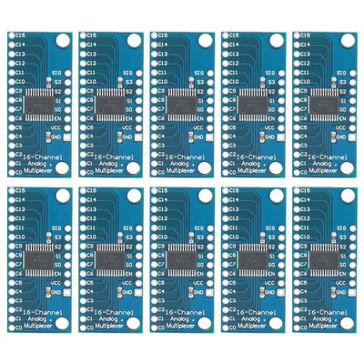 10Pcs 16CH Аналогов мултиплексорен модул 74HC4067 CD74HC4067 Прецизен модул Цифров мултиплексор MUX Breakout Board