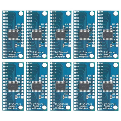 10Pcs 16CH Аналогов мултиплексорен модул 74HC4067 CD74HC4067 Прецизен модул Цифров мултиплексор MUX Breakout Board