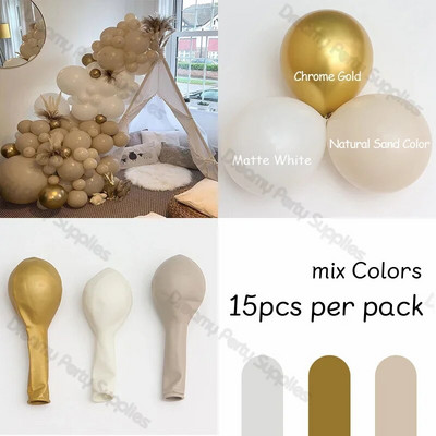 5/10/12 inča Pastelni rođendanski mat baloni Set Balon od terakote Krštenje Vjenčanje Mladenka Baby Shower Valentinovo Dekoracija