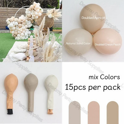 5/10/12 inča Pastelni rođendanski mat baloni Set Balon od terakote Krštenje Vjenčanje Mladenka Baby Shower Valentinovo Dekoracija