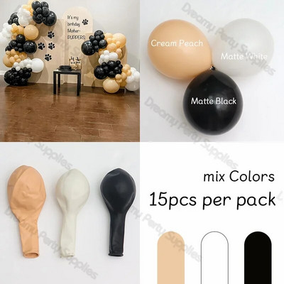 5/10/12 inča Pastelni rođendanski mat baloni Set Balon od terakote Krštenje Vjenčanje Mladenka Baby Shower Valentinovo Dekoracija