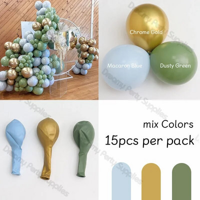 5/10/12 inča Pastelni rođendanski mat baloni Set Balon od terakote Krštenje Vjenčanje Mladenka Baby Shower Valentinovo Dekoracija