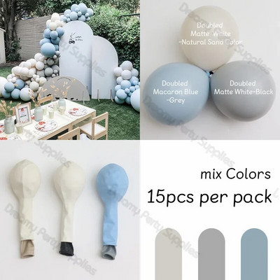 5/10/12 inča Pastelni rođendanski mat baloni Set Balon od terakote Krštenje Vjenčanje Mladenka Baby Shower Valentinovo Dekoracija