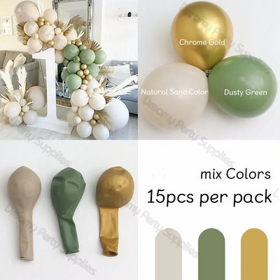 5/10/12 inča Pastelni rođendanski mat baloni Set Balon od terakote Krštenje Vjenčanje Mladenka Baby Shower Valentinovo Dekoracija