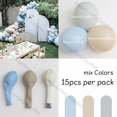 5/10/12 inča Pastelni rođendanski mat baloni Set Balon od terakote Krštenje Vjenčanje Mladenka Baby Shower Valentinovo Dekoracija