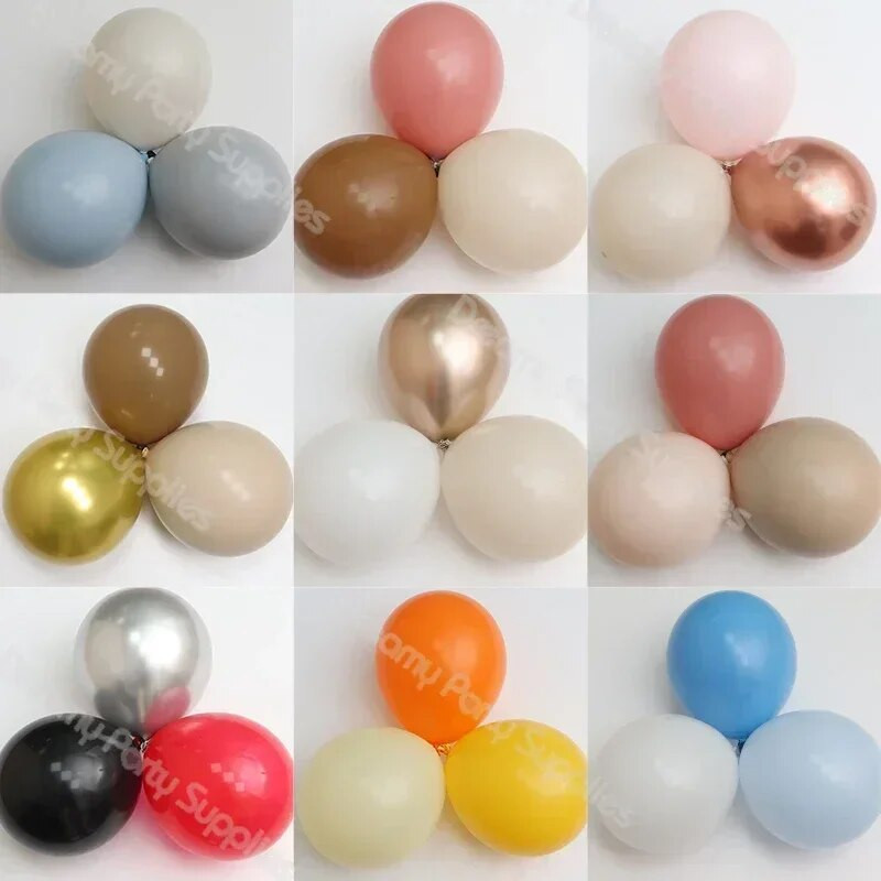 5/10/12 inča Pastelni rođendanski mat baloni Set Balon od terakote Krštenje Vjenčanje Mladenka Baby Shower Valentinovo Dekoracija